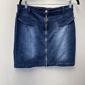 Allegra K Denim Skirt Size
